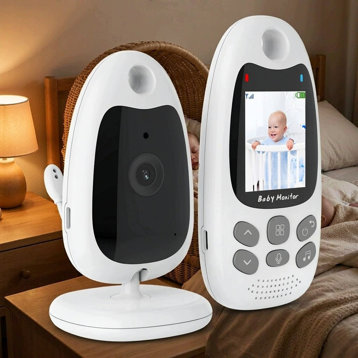Baby Monitor Electronic Camera Night Mode Audio HD VOX Crying Detection