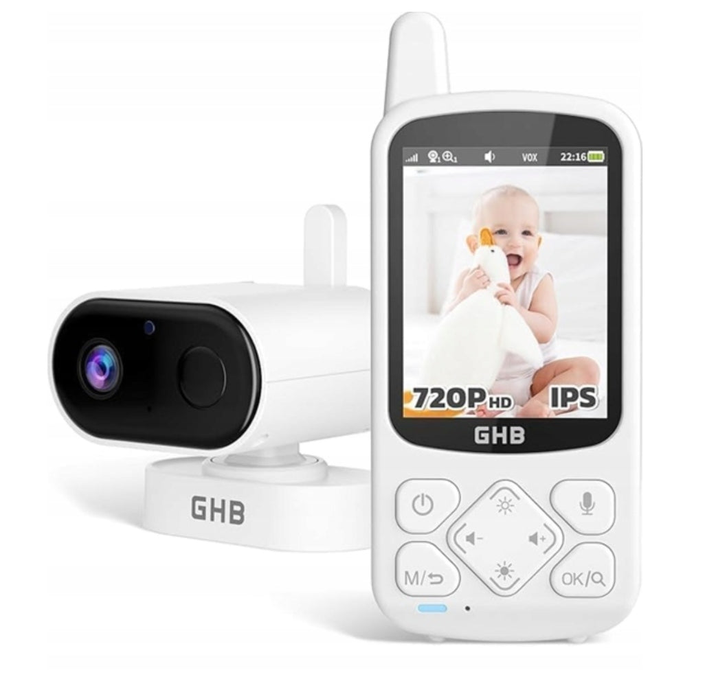 Baby Monitor GHB Video Baby Monitor Night Vision Camera