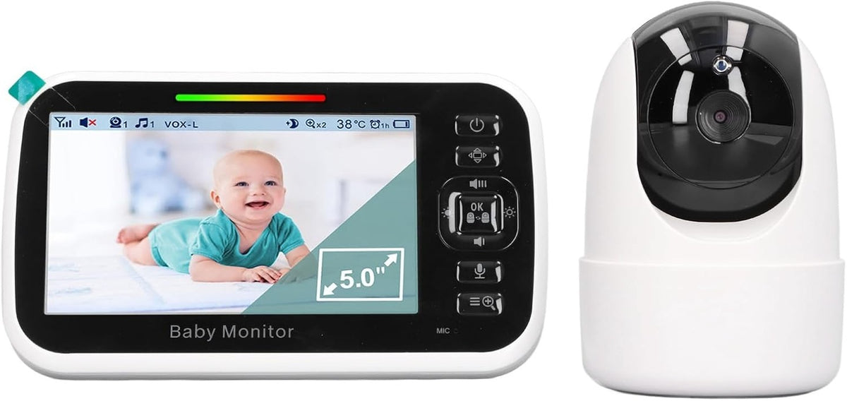 Baby Monitor with 5'' Two-Way Audio-Night Vision-VOX Mode Brand no brand