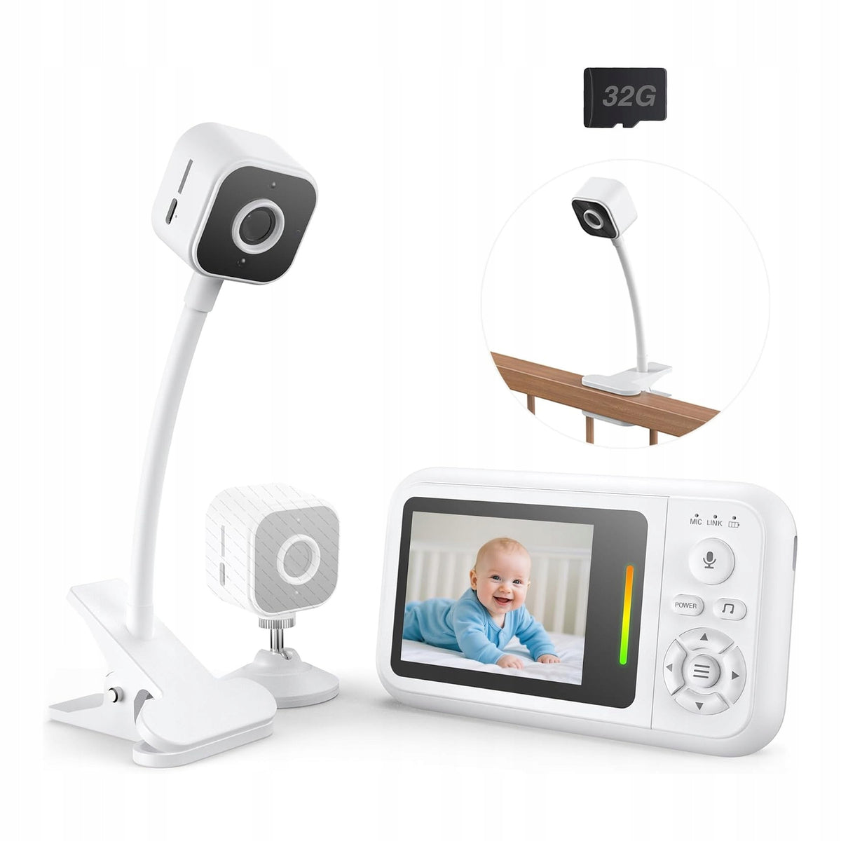 Baby Monitoring Electronic Video Baby Monitoring Camera Without WiFi 1080p