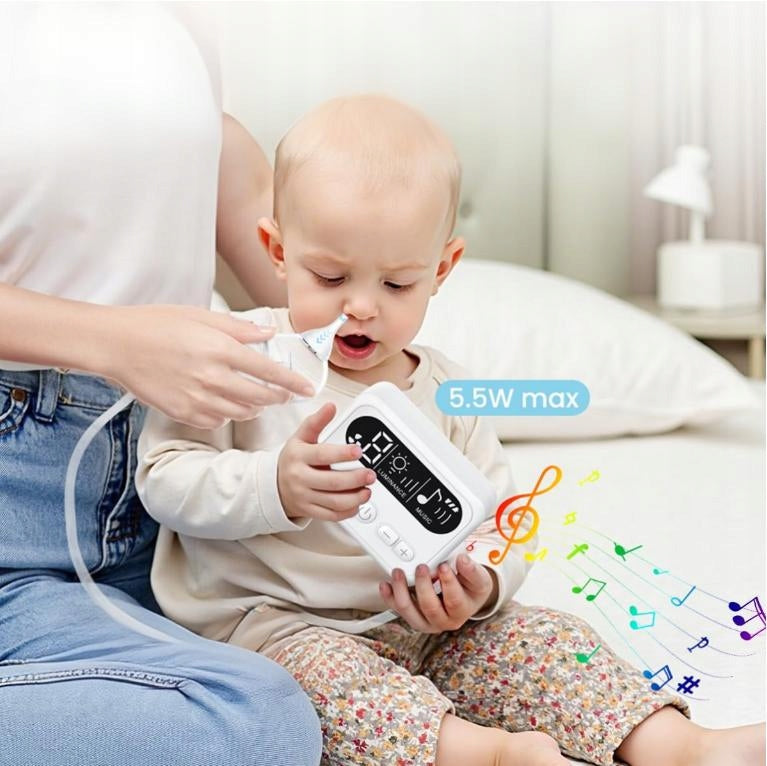 Baby Nasal Aspirator Electric Quiet 9 Modes LCD 3 Tips Packaging status original