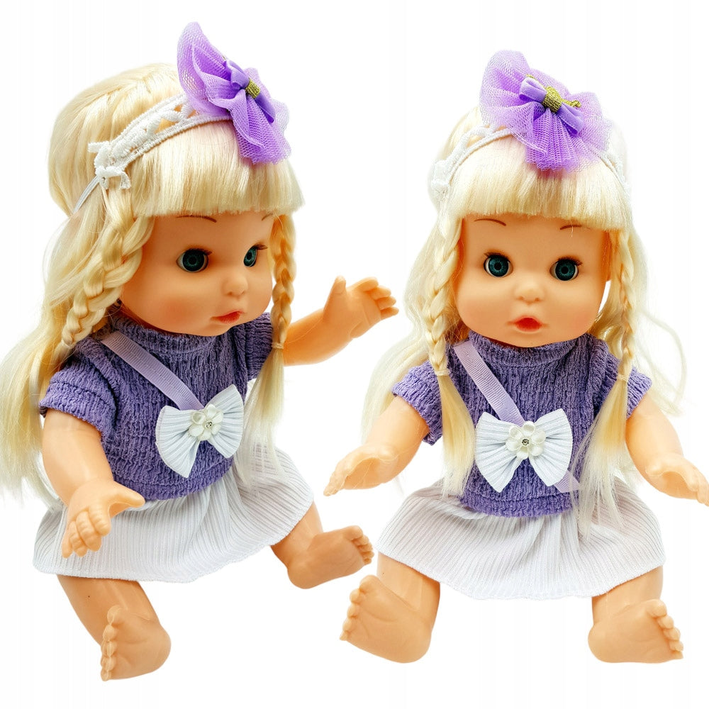 Baby PEEING DOLL for girl Says Crying POTTY MAT with carrier Color multicolor