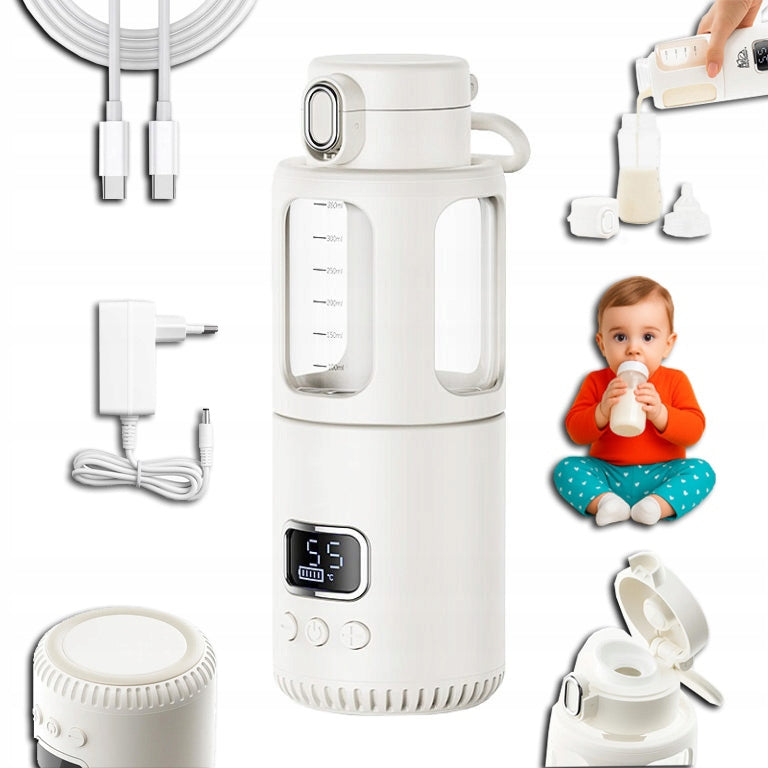 Baby Portable Wireless Milk Heater 35 – 55°C 18000mAh