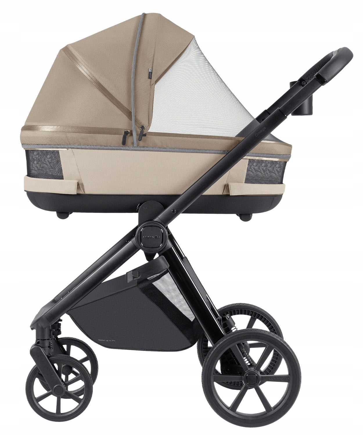 Baby Stroller 2in1 CARRELLO Omega Plus CRL-6540/1 2025 Asteroid Beige 22kg Manufacturer code CRL-6540/1
