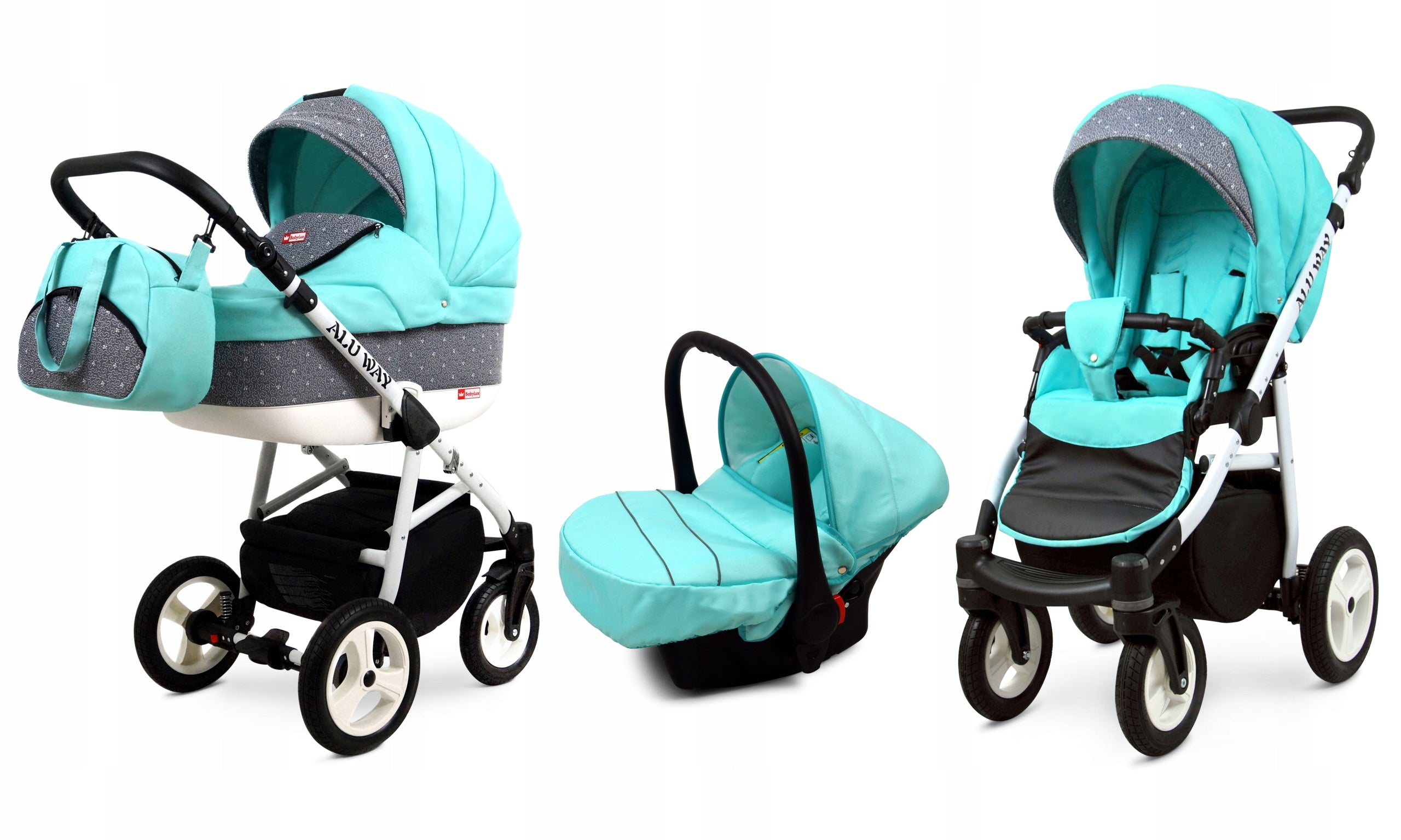 Baby Stroller 3in1 BabyLux Alu Way Stroller gondola car seat Manufacturer code 5903890851446