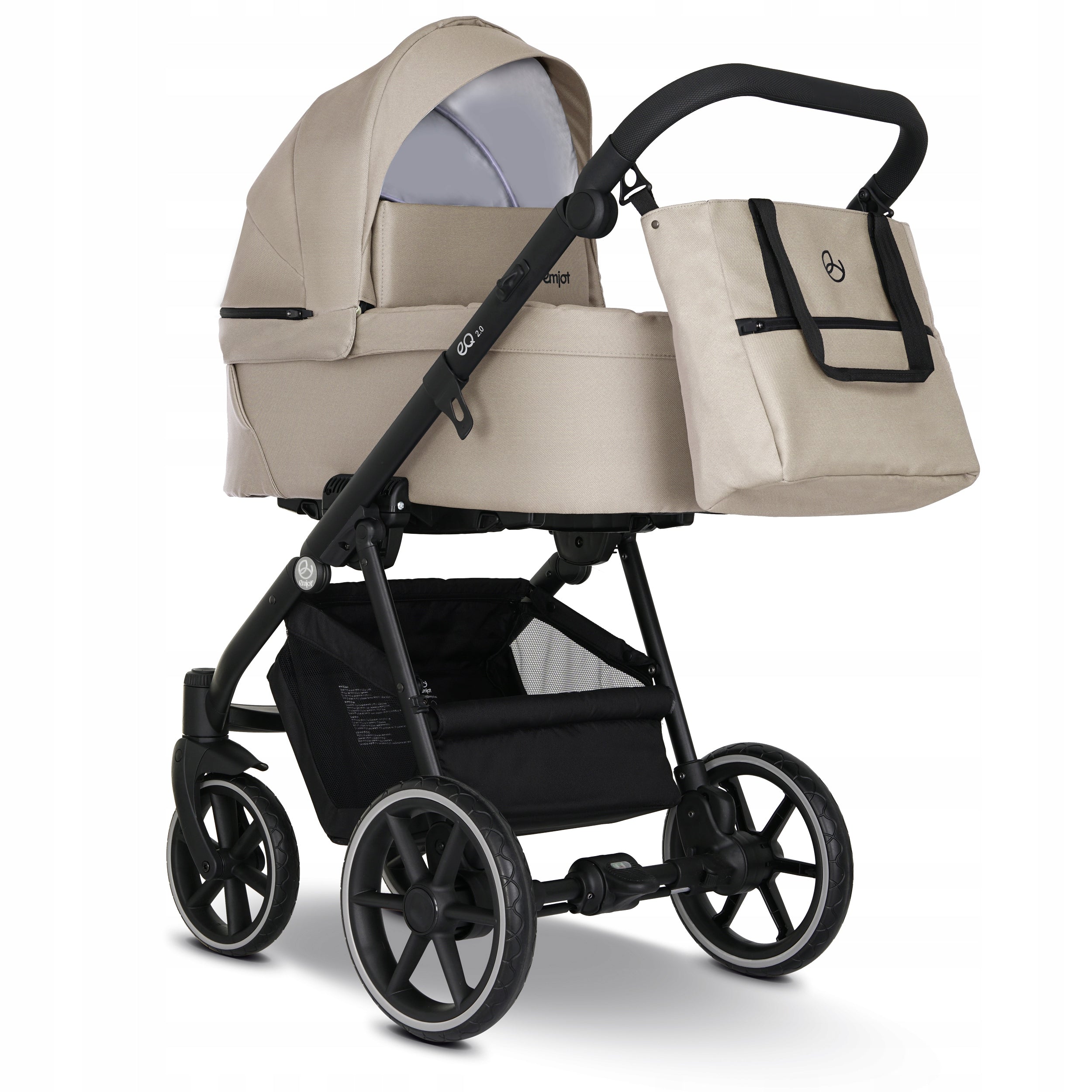 Baby Stroller 3in1 EMJOT EQ 2.0 multifunctional beige accessories F. Cosmo Packaging status original