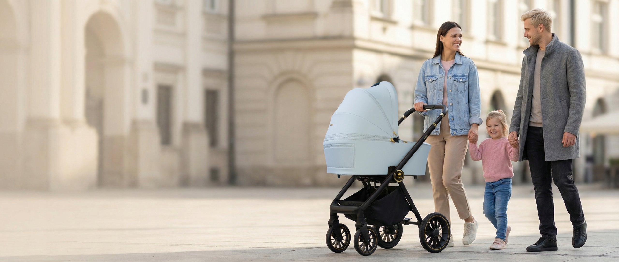 Baby Stroller 4in1 BabyLux ROSSO Stroller Gondola Seat Lightweight Folding Packaging status original