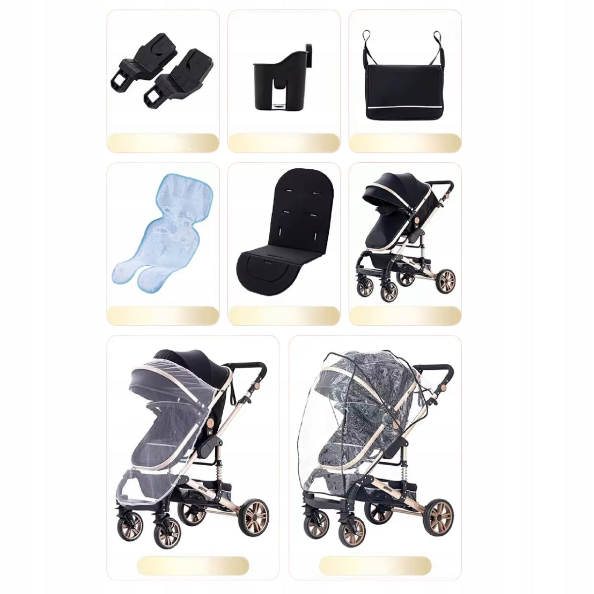 Baby Stroller Multifunctional 3in1 Gondola Stroller Seat + Freebies EAN (GTIN) 5907333089045