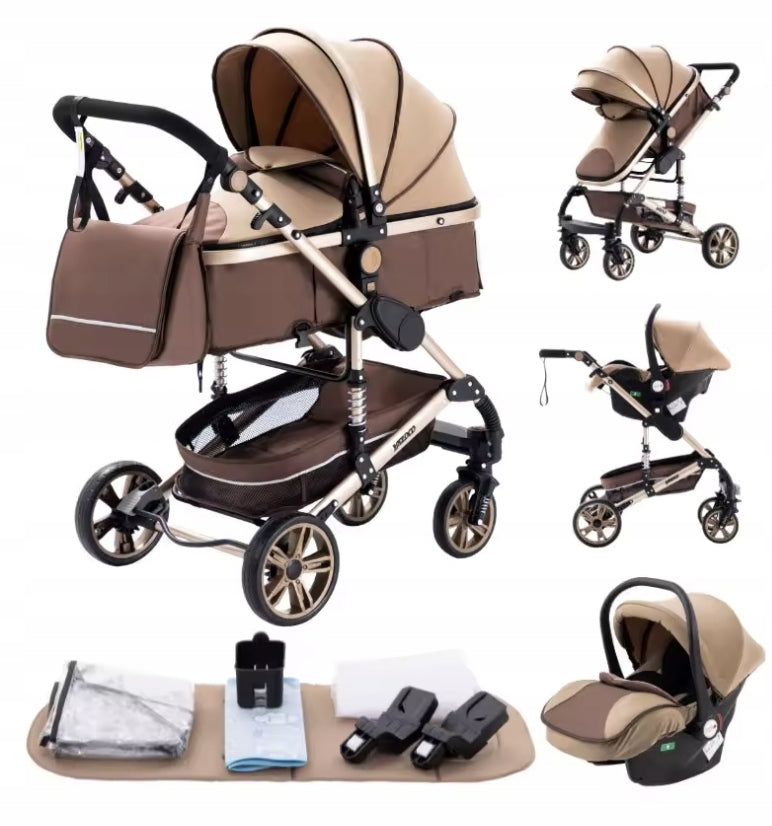 Baby Stroller Multifunctional 3in1 Gondola Stroller Seat + Freebies