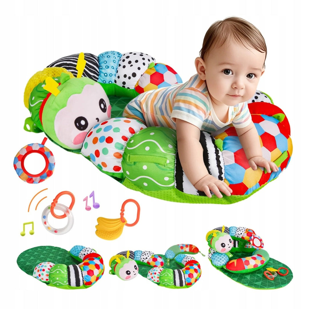 Baby Toy Exercises on the tummy 0-12 months Caterpillar QV