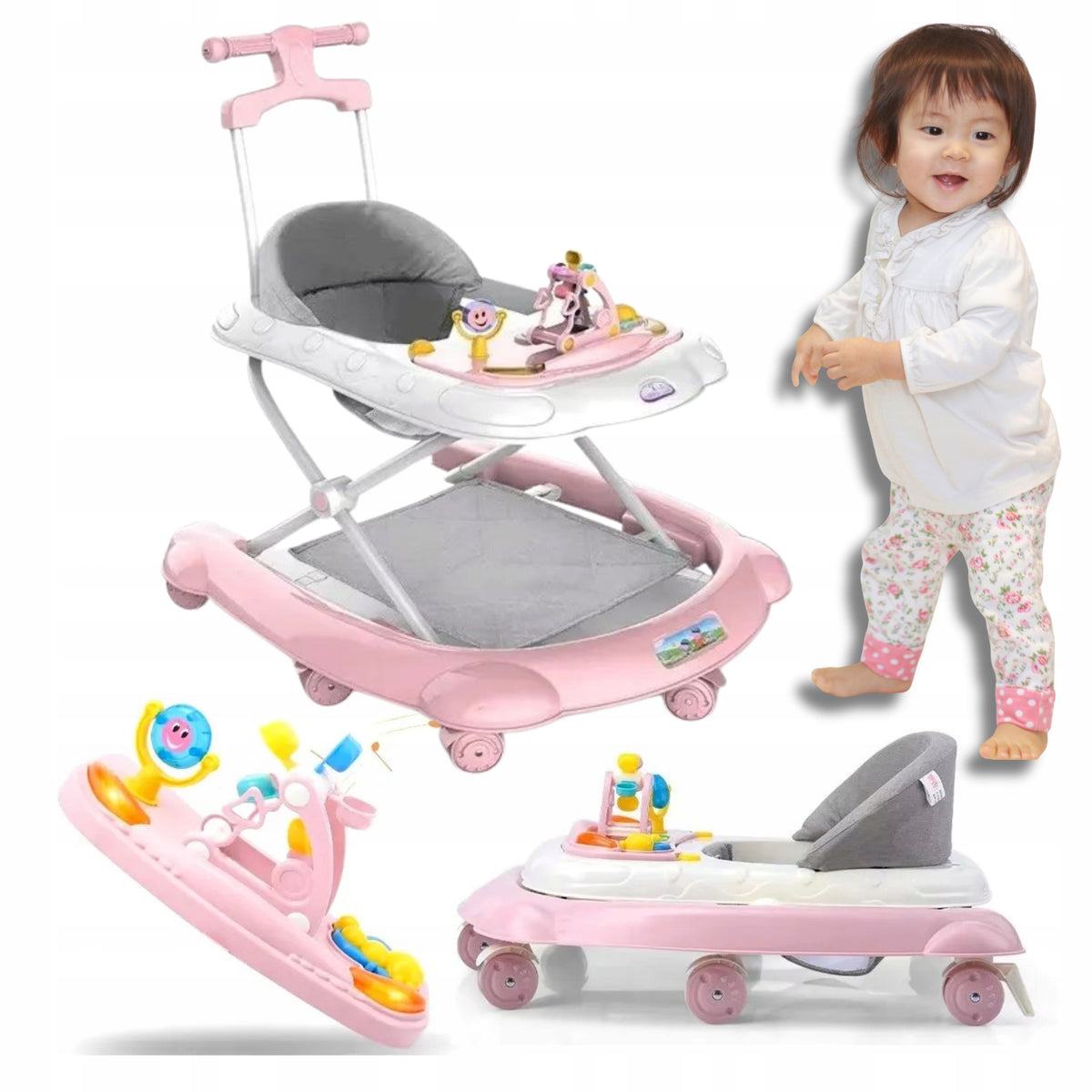 Baby Walker 3in1 Pusher Equestrian Interactive for Baby Adjustable Manufacturer code HN5301