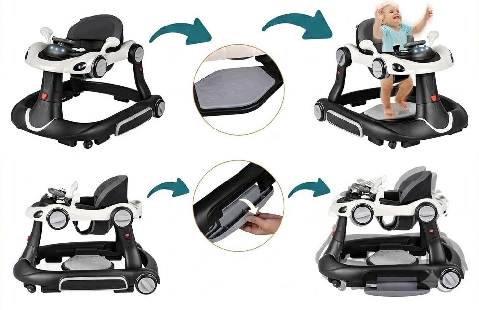 Baby Walker Car Pusher Grows with Baby Rocker Adjustable Brand no brand