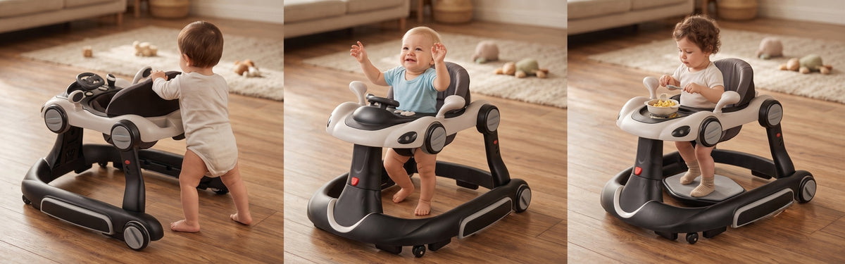 Baby Walker Car Pusher Grows with Baby Rocker Adjustable Manufacturer code Chodzik 7w1 regulowany