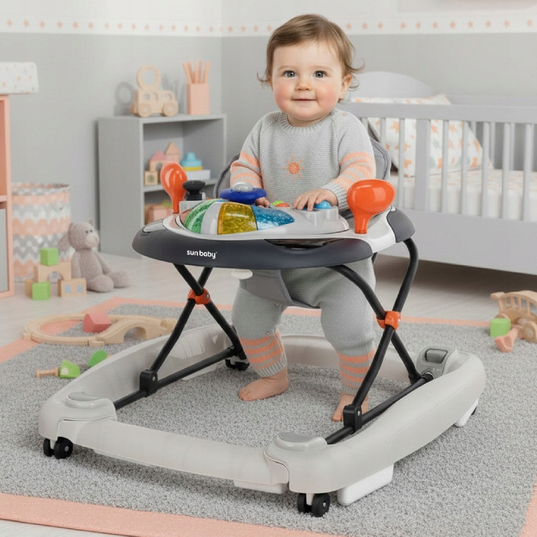 Baby Walker Interactive Crib Height Adjustment Stopwatches Desktop Packaging status original