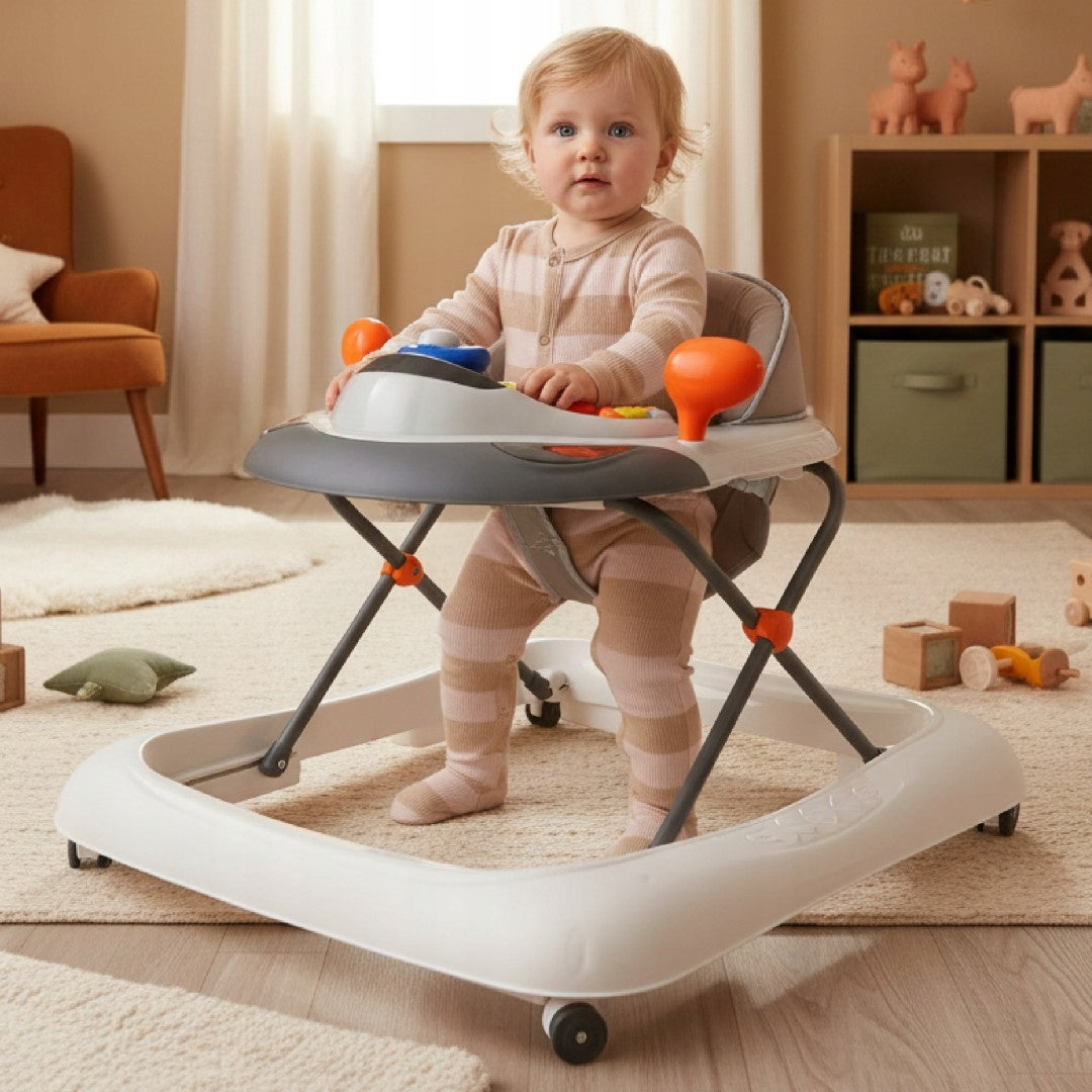 Baby Walker Interactive Learning to Walk Height Adjustment Stopwatches Packaging status original