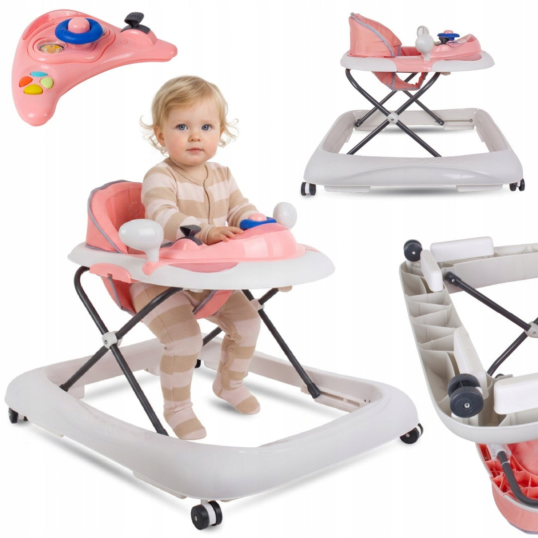 Baby Walker Interactive for Learning to Walk Height Adjustment