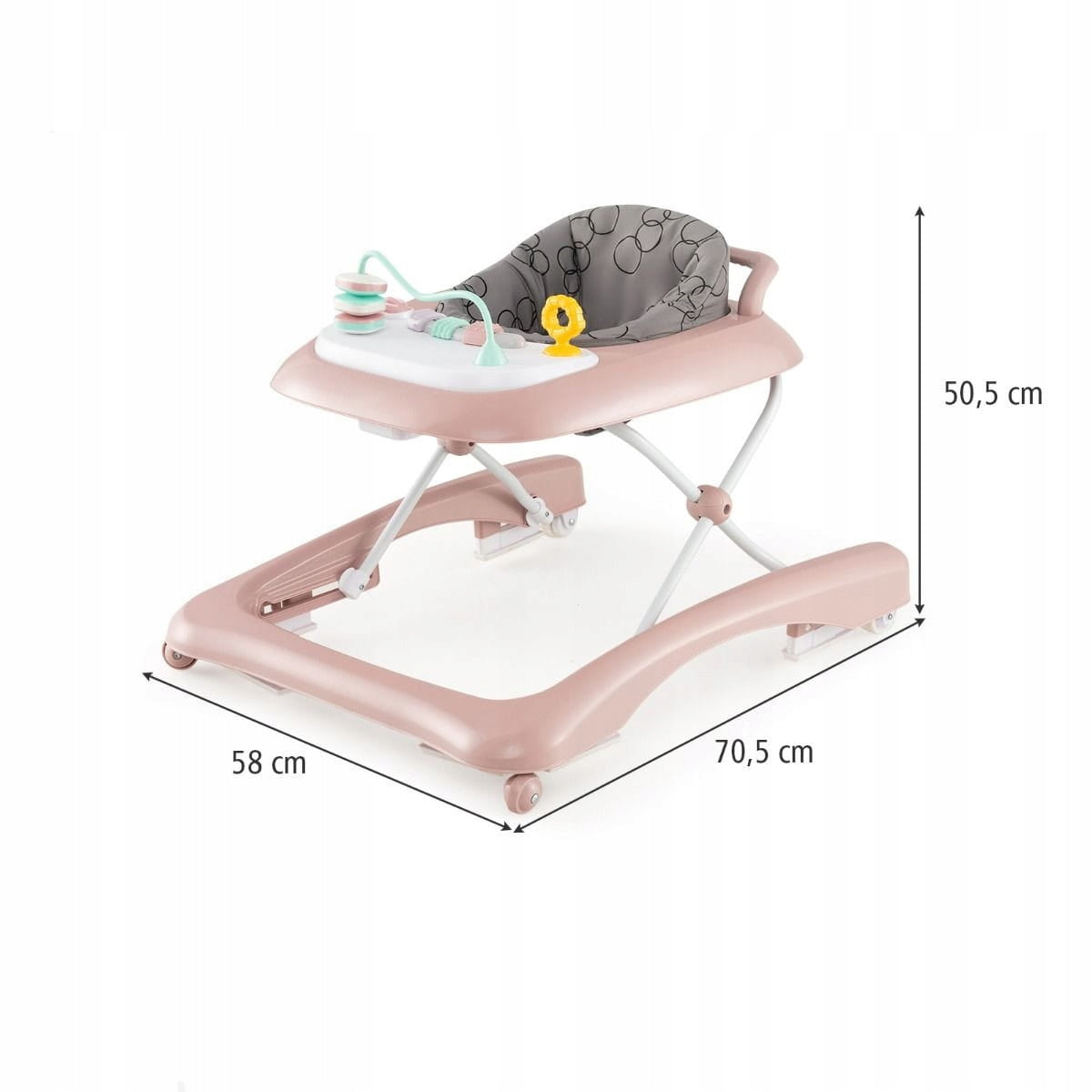 Baby Walker Ride-On Pink Manufacturer code BC10166PI