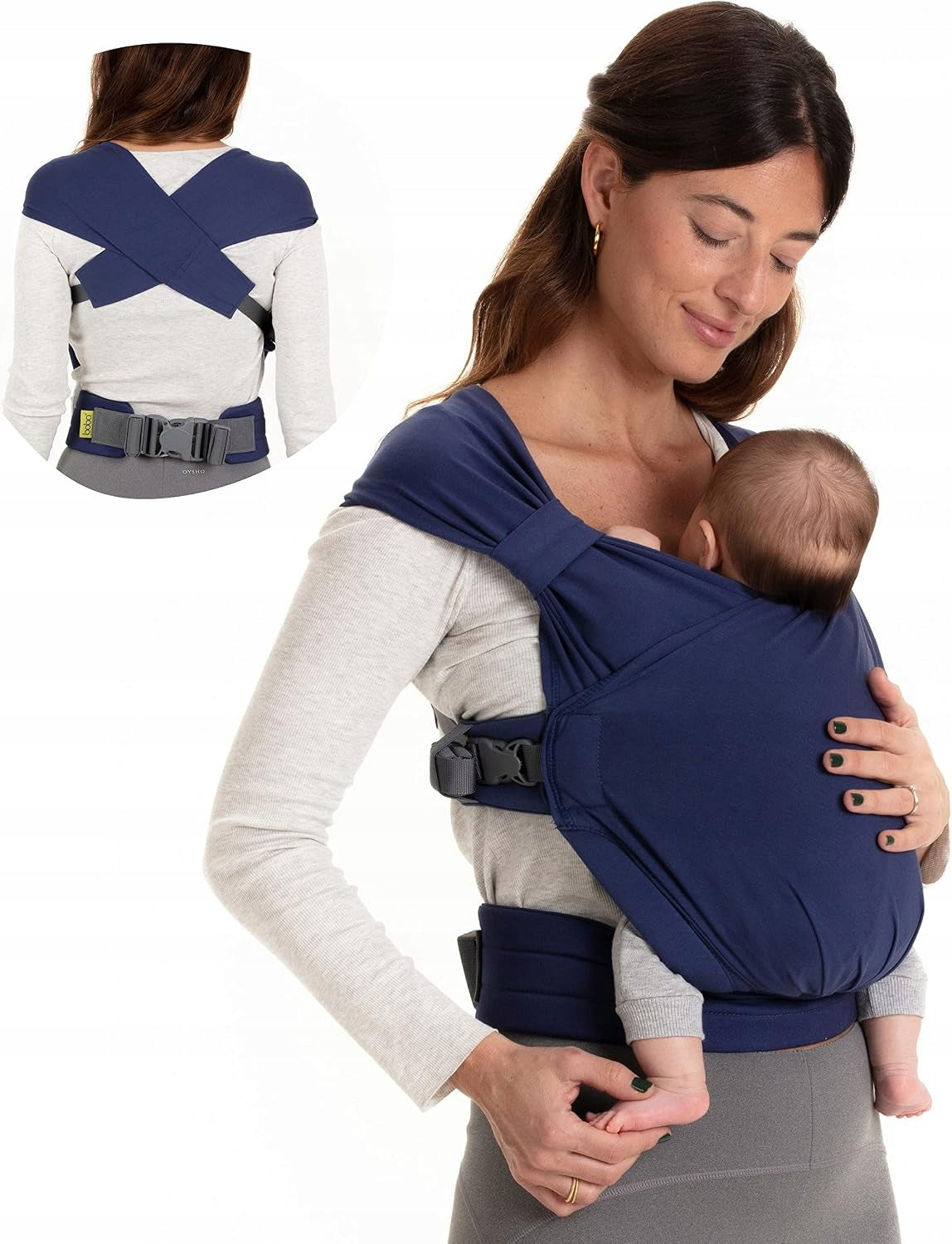 Baby carrier BOBA Bliss V2 navy blue up to 15 kg Brand Boba