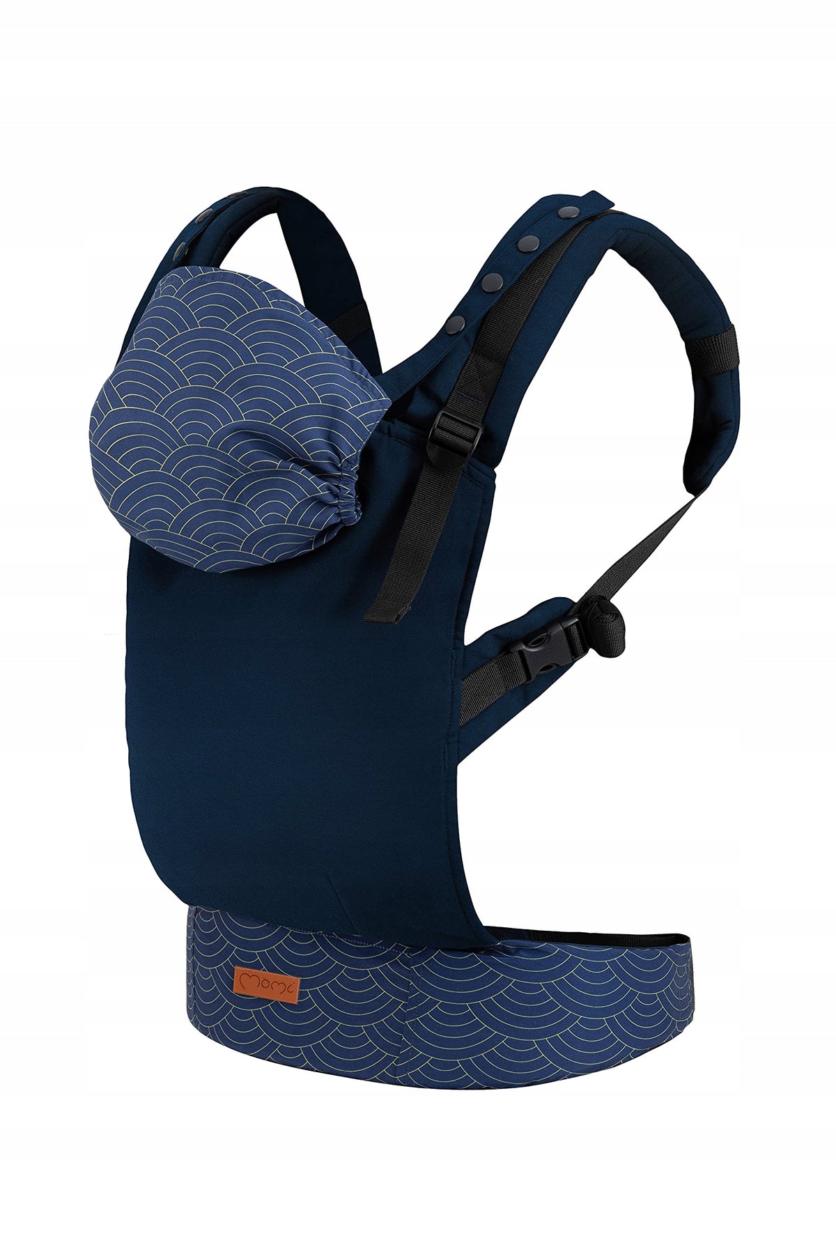 Baby carrier MoMi COLLET navy blue - 2in1 hood 2 positions up to 15kg