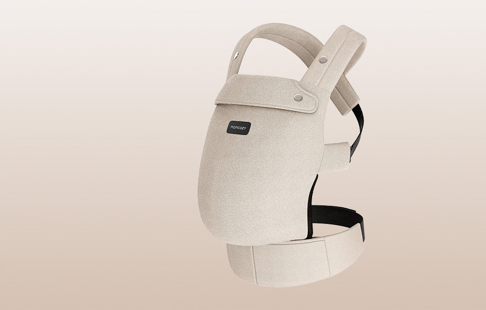 Baby carrier Momcozy BC001 for infant children beige 3 – 20 kg Manufacturer code BC001-KC00NB-A