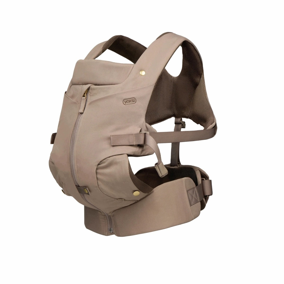 Baby carrier VOKSI Huddle clay light brown