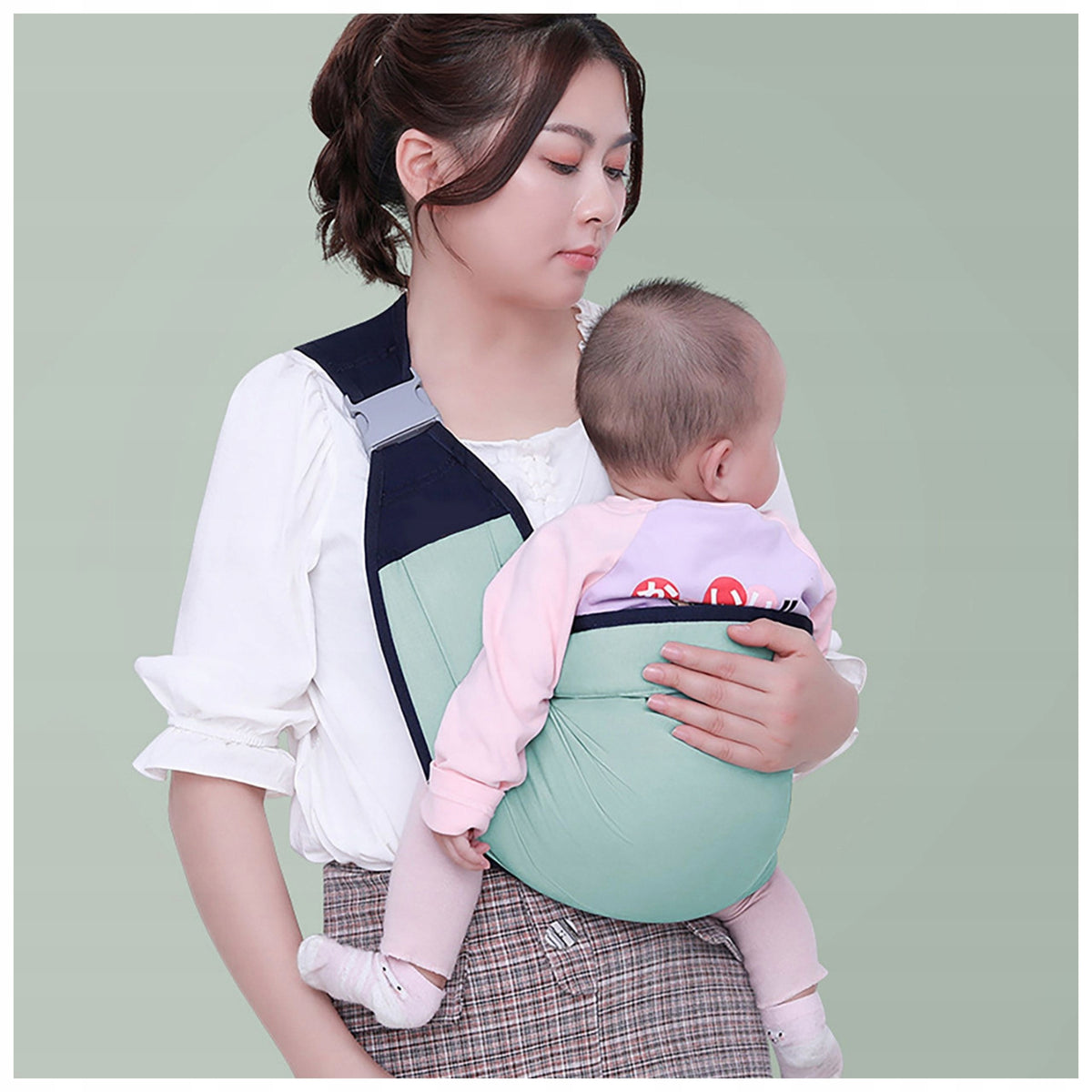 Baby carrier hip carrier ergonomic seat 20kg green Manufacturer code 5907006044197