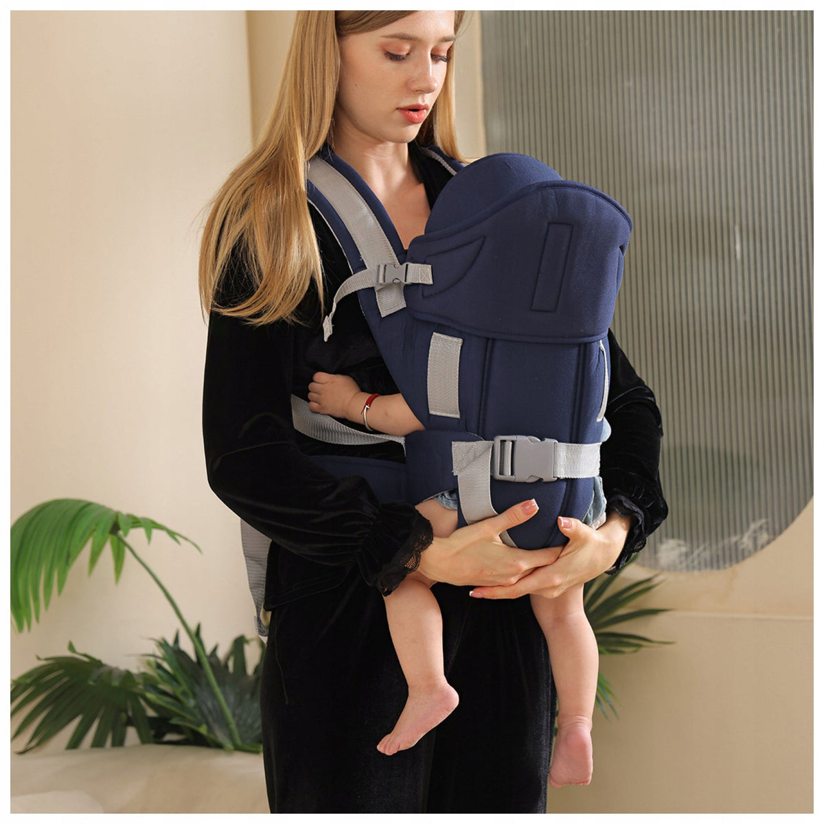 Baby carrier tourist hip ergonomic up to 13kg navy blue Manufacturer code 5907006044241