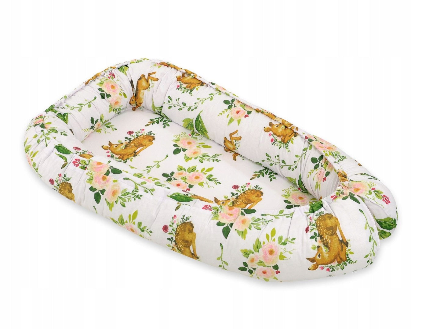 Baby cocoon double-sided swaddle playpen Premium BOBONO - in the forest Brand Bobono