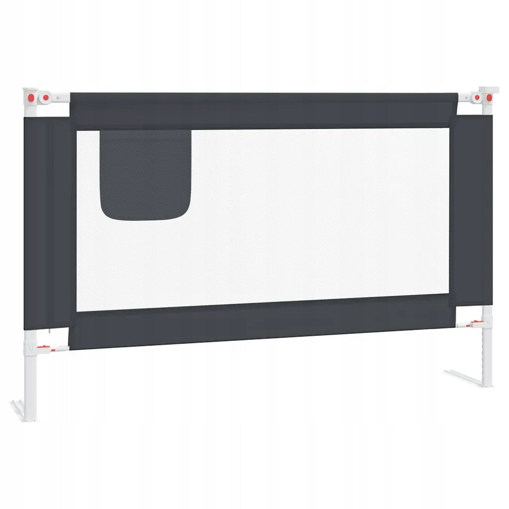 Baby cot barrier, dark gray,