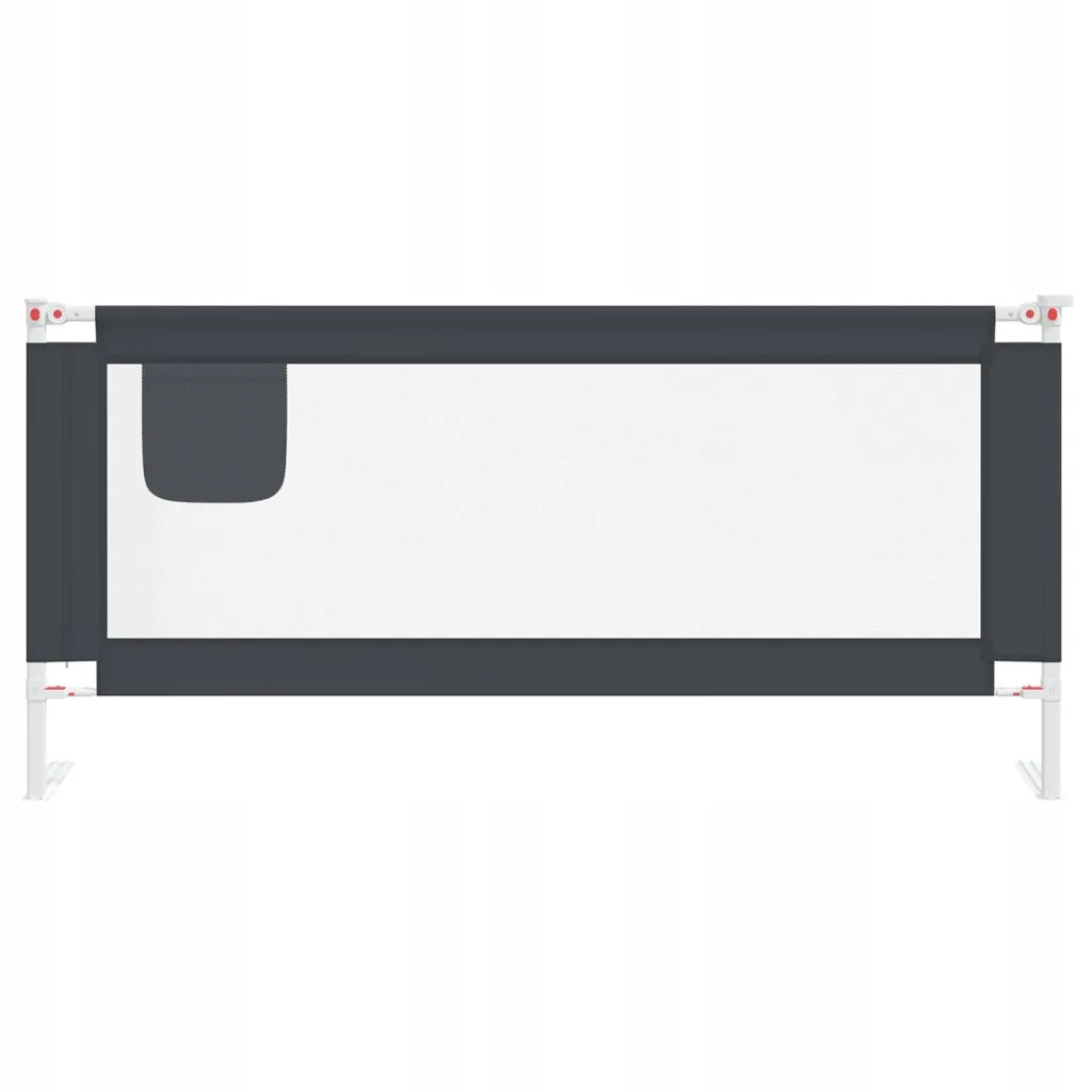 Baby cot barrier, dark grey, 200 Brand VidaXL