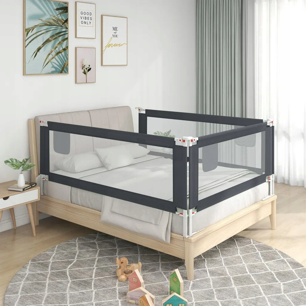 Baby cot barrier, dark grey, 200 Manufacturer code 10233