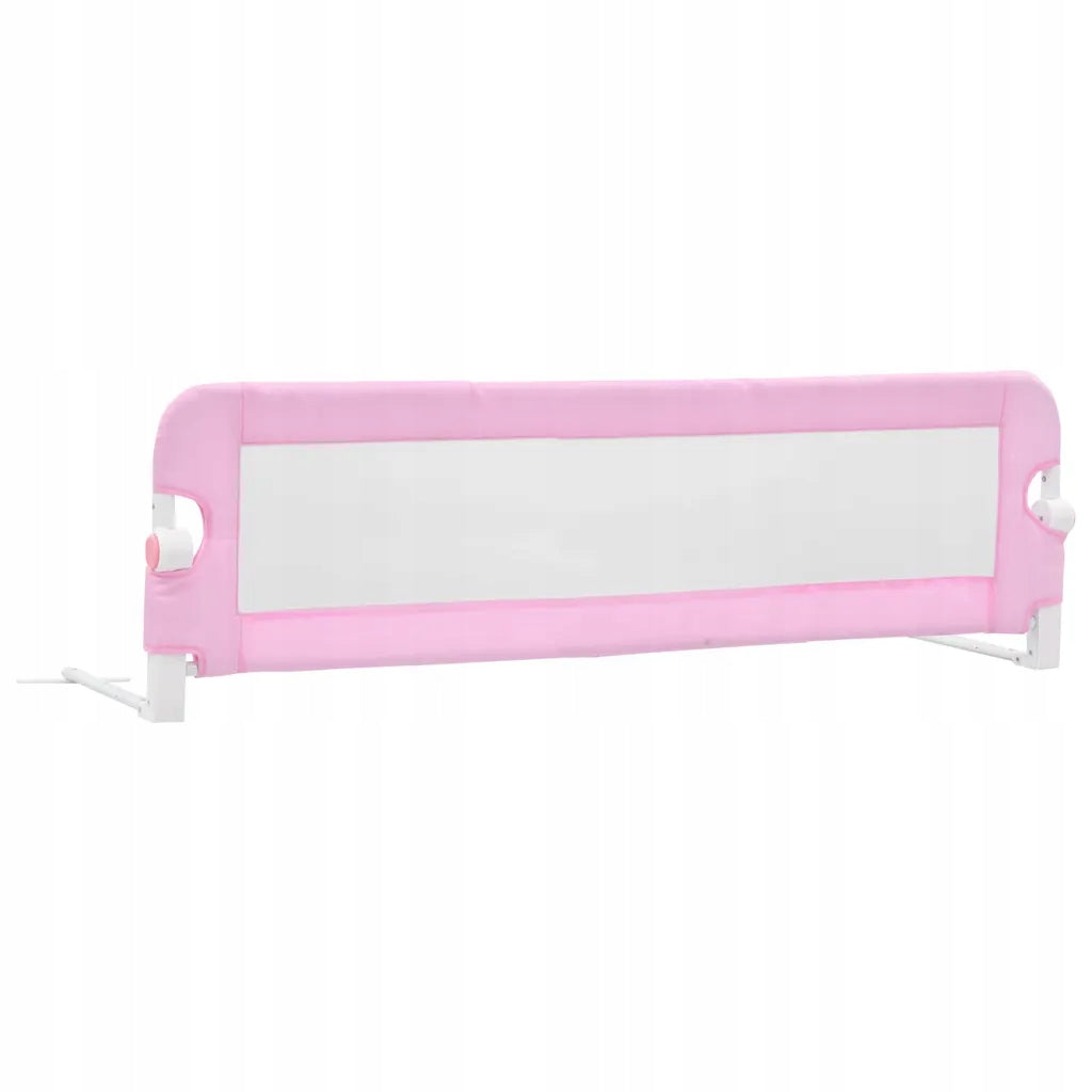 Baby cot barrier, pink, 120x42 cm, polyester Brand VidaXL
