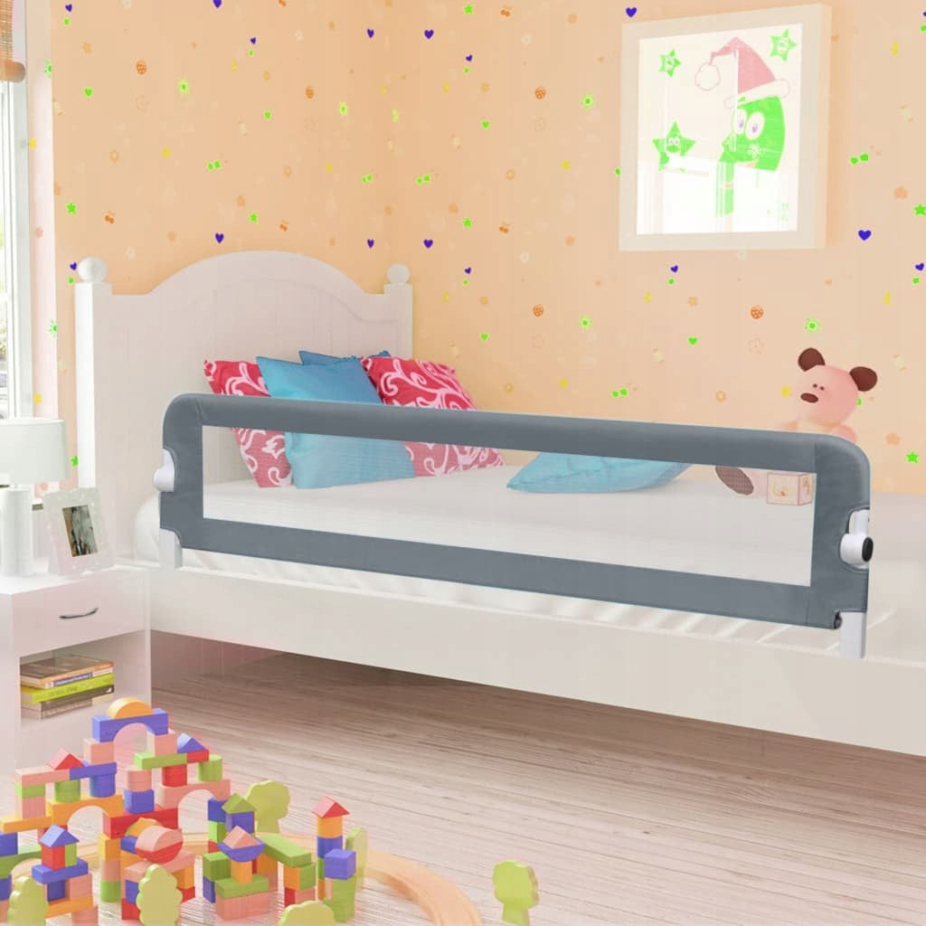 Baby cot barrier vidaXL 180x42 cm grey Manufacturer code 10177