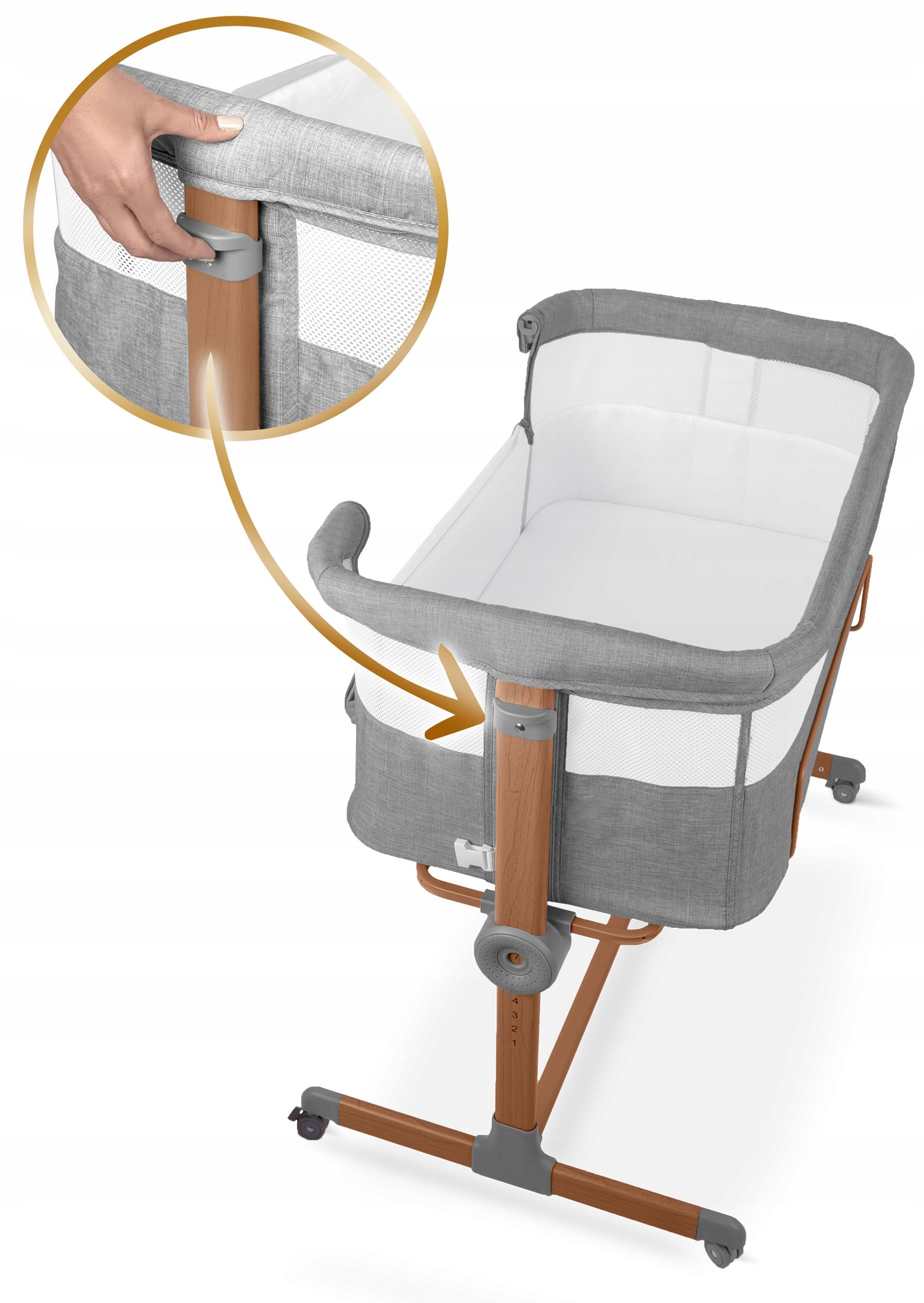 Baby cot folding tourist baby delivery Nukido 0-5m 9kg Brand Nukido