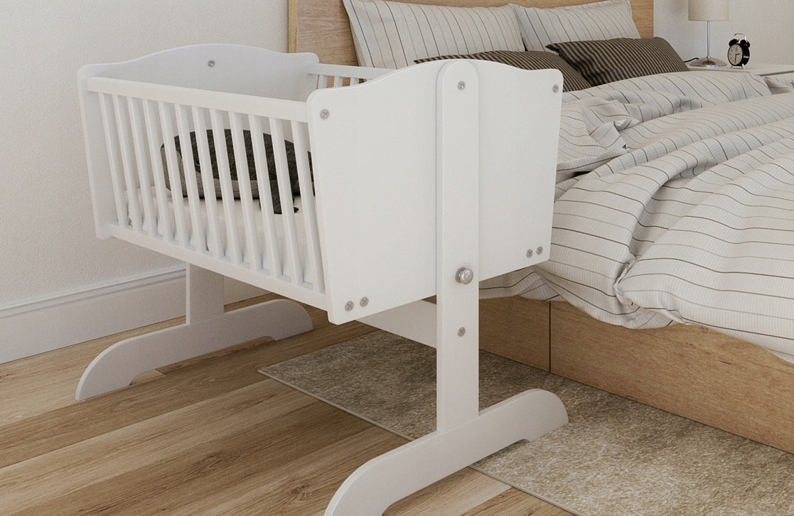Baby crib playpen baby cradle Little Kaja | 40x90 | white Brand PaDrew