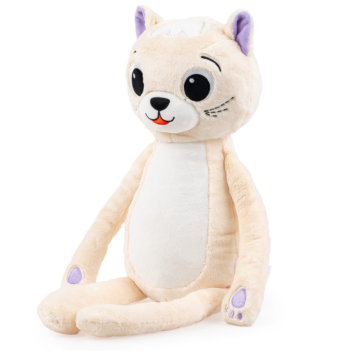 Baby hugger Plush Toy KITTEN tulle Balibazoo beige Brand Balibazoo