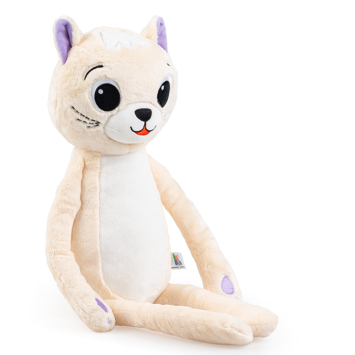 Baby hugger Plush Toy KITTEN tulle Balibazoo beige