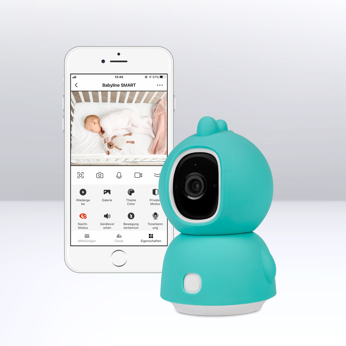 Baby monitor Lionelo Babyline View rotating WiFi camera Manufacturer code 5903771706803