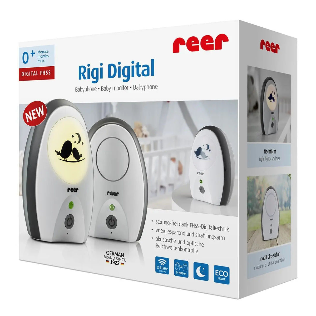 Baby monitor Reer white