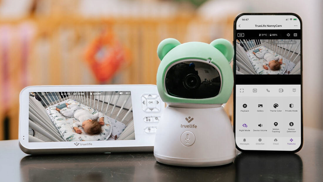Baby monitor TrueLife R6 Dual Smart 2K WiFi screen 5 inches Packaging status original