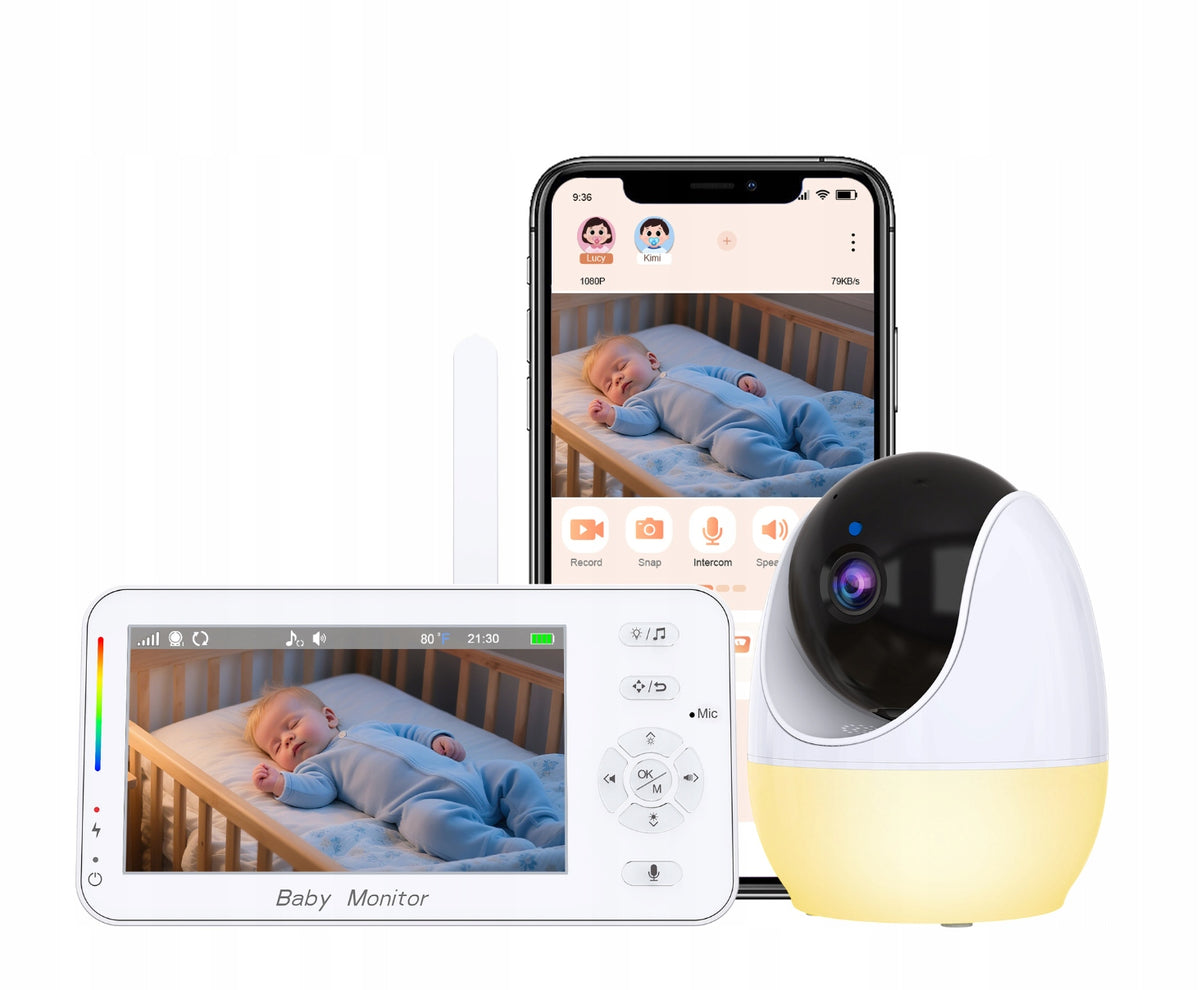 Baby monitor with camera 1080P WiFi app for monitoring Manufacturer code sibairui