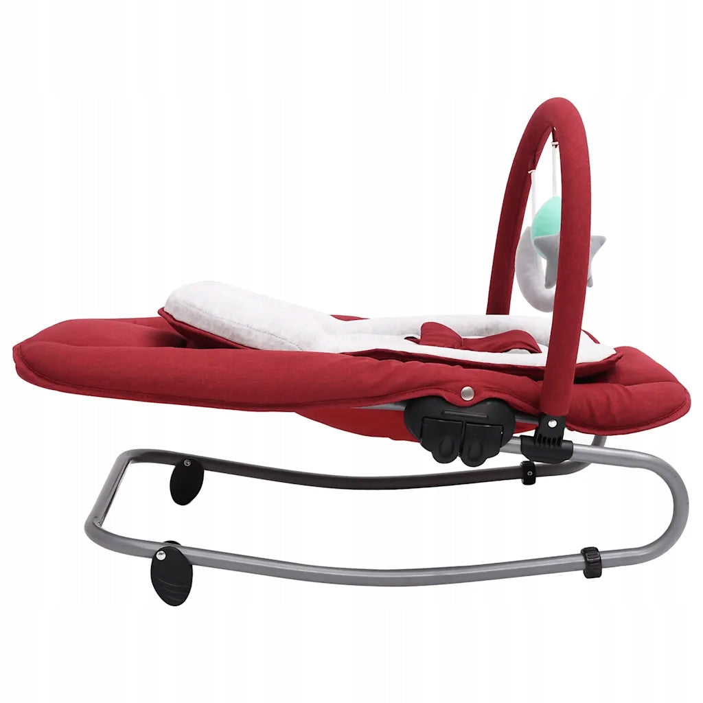 Baby rocker, red, steel Product width 46 cm