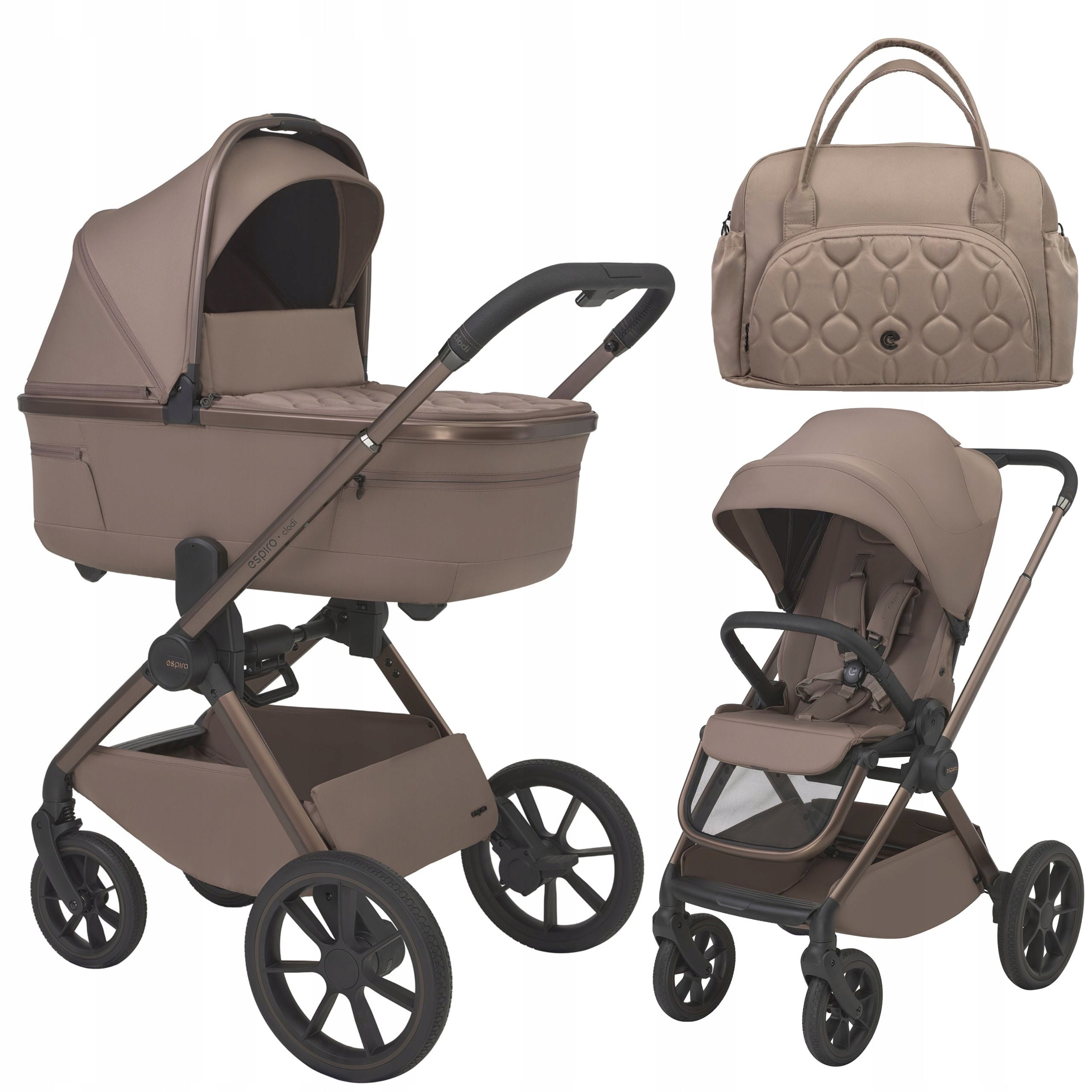 Baby stroller 2in1 multifunctional stroller + gondola accessories espiro