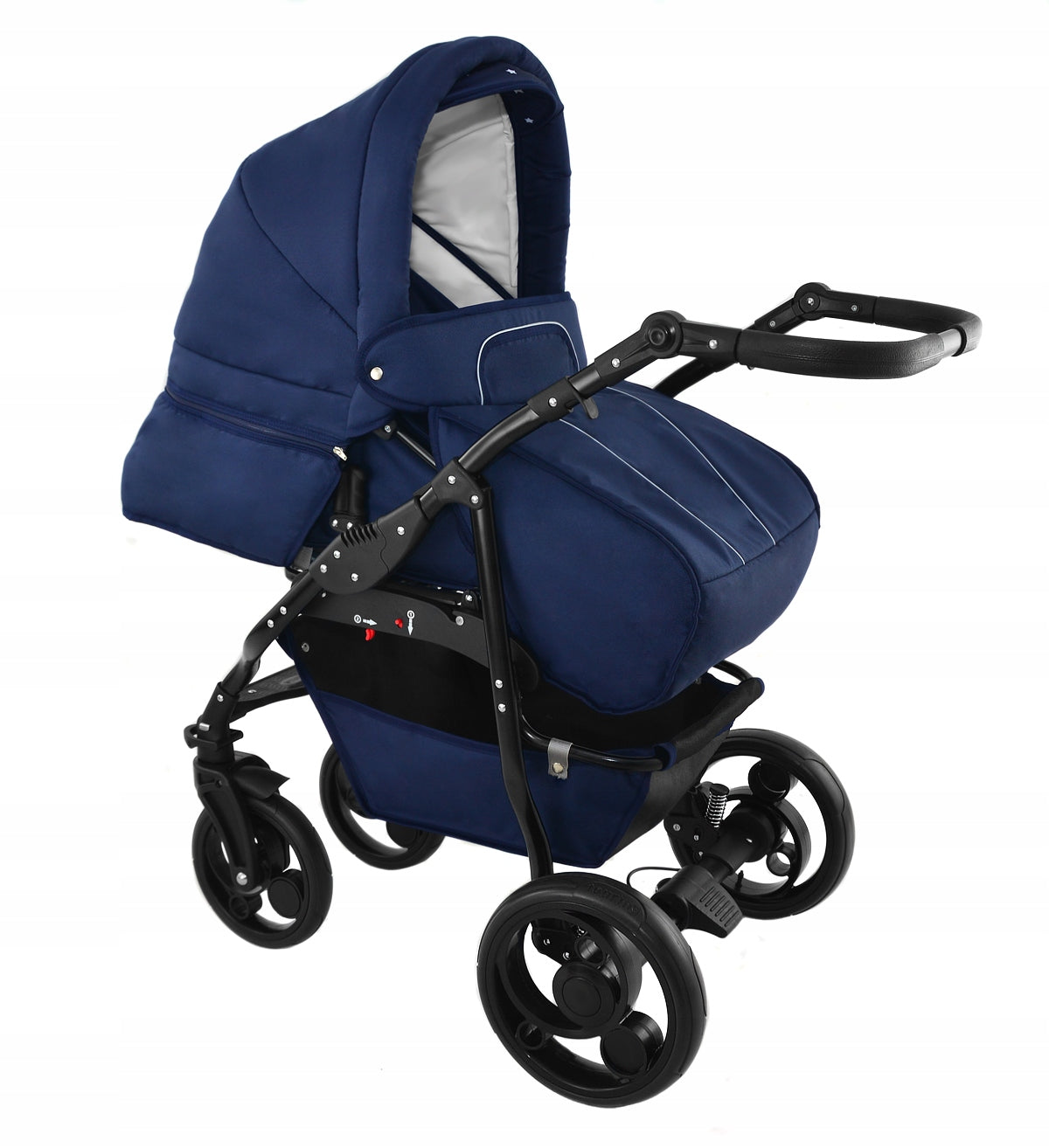 Baby stroller 3in1 BAVARIO stars DARK BLUE Brand Krasnal