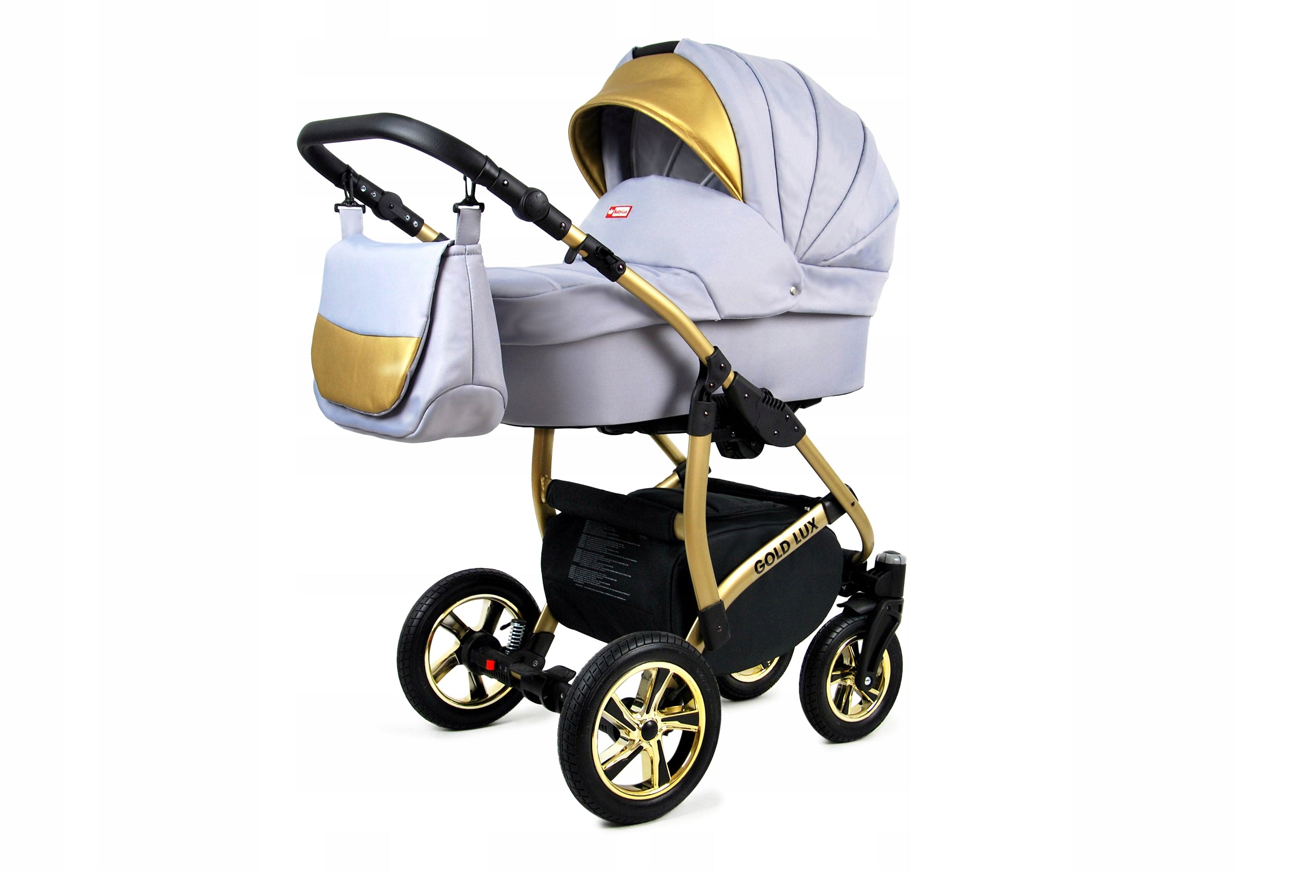 Baby stroller 3in1 BabyLux GoldLux stroller gondola car seat Manufacturer code 5903890850357