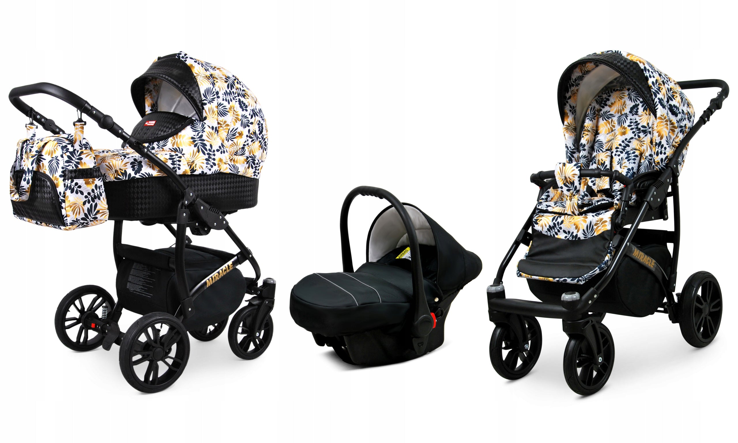 Baby stroller 3in1 BabyLux Miracle stroller gondola car seat