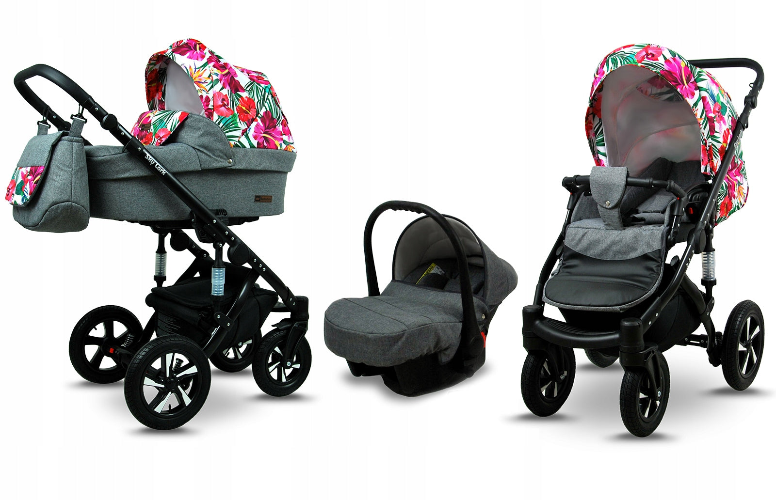 Baby stroller 3in1 BabyLux Sky Lark stroller gondola car seat