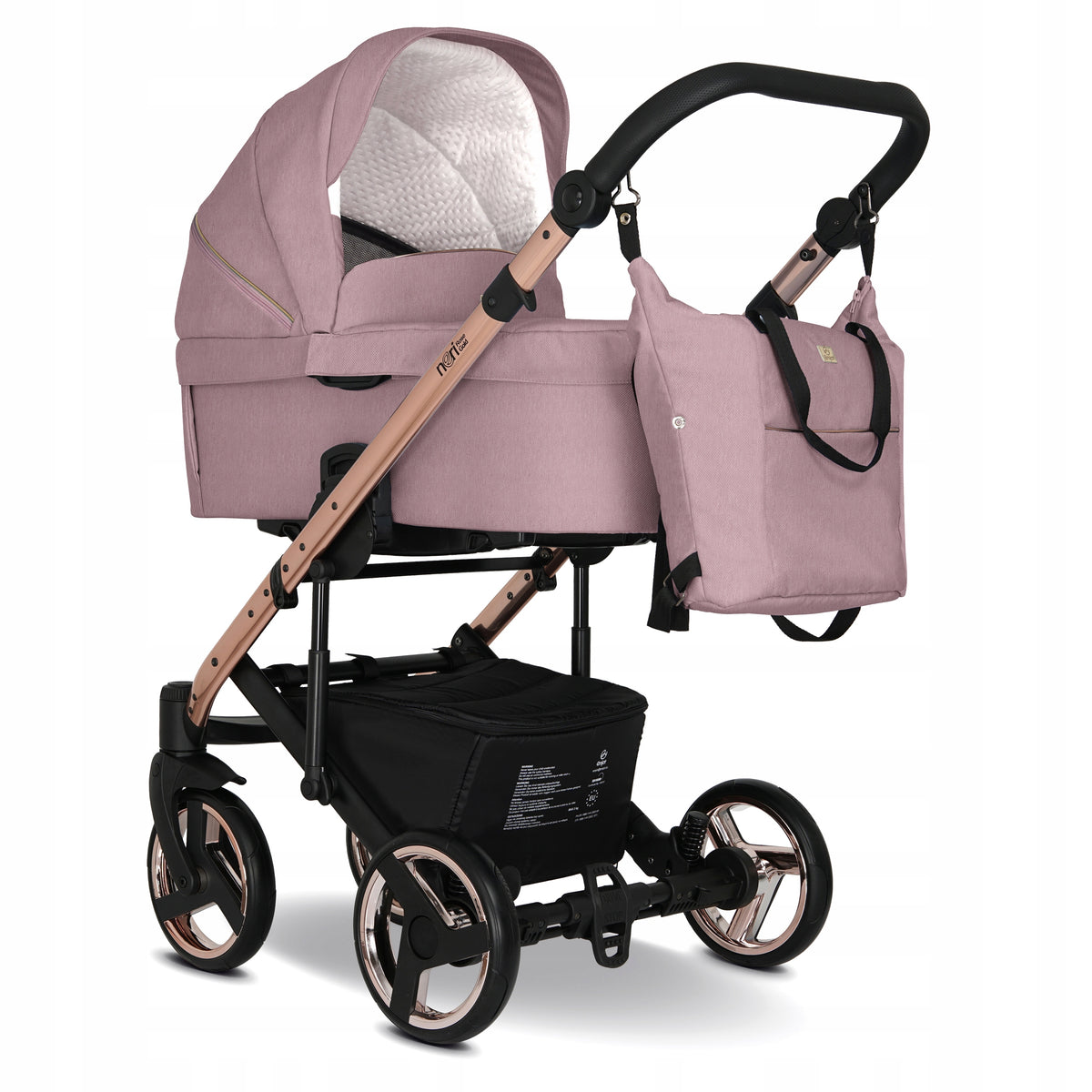 Baby stroller 3in1 EMJOT NERI ROSE GOLD multifunctional rose gold Packaging status original