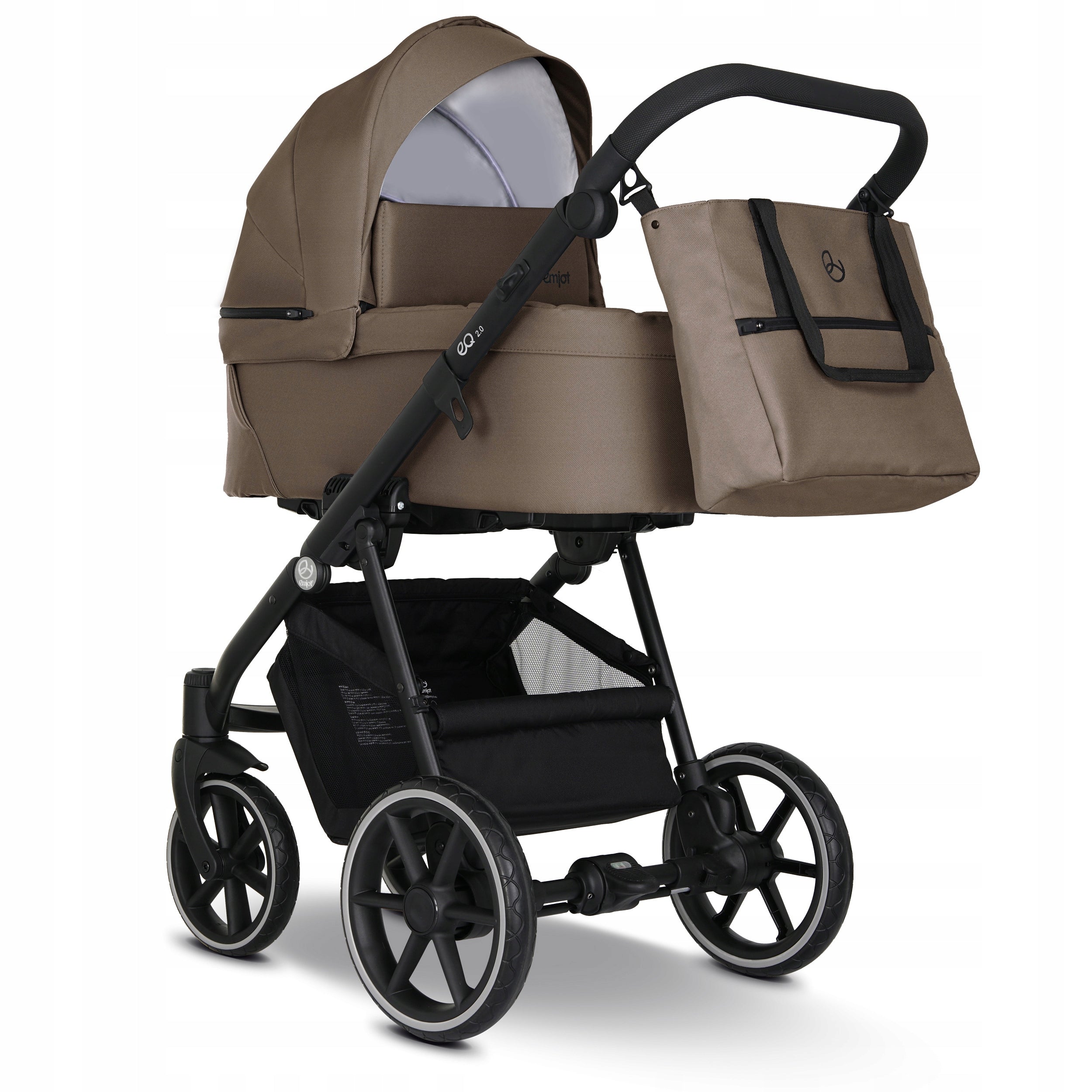 Baby stroller 4in1 EMJOT EQ 2.0 multifunctional c. beige Cosmo base isofix Packaging status original