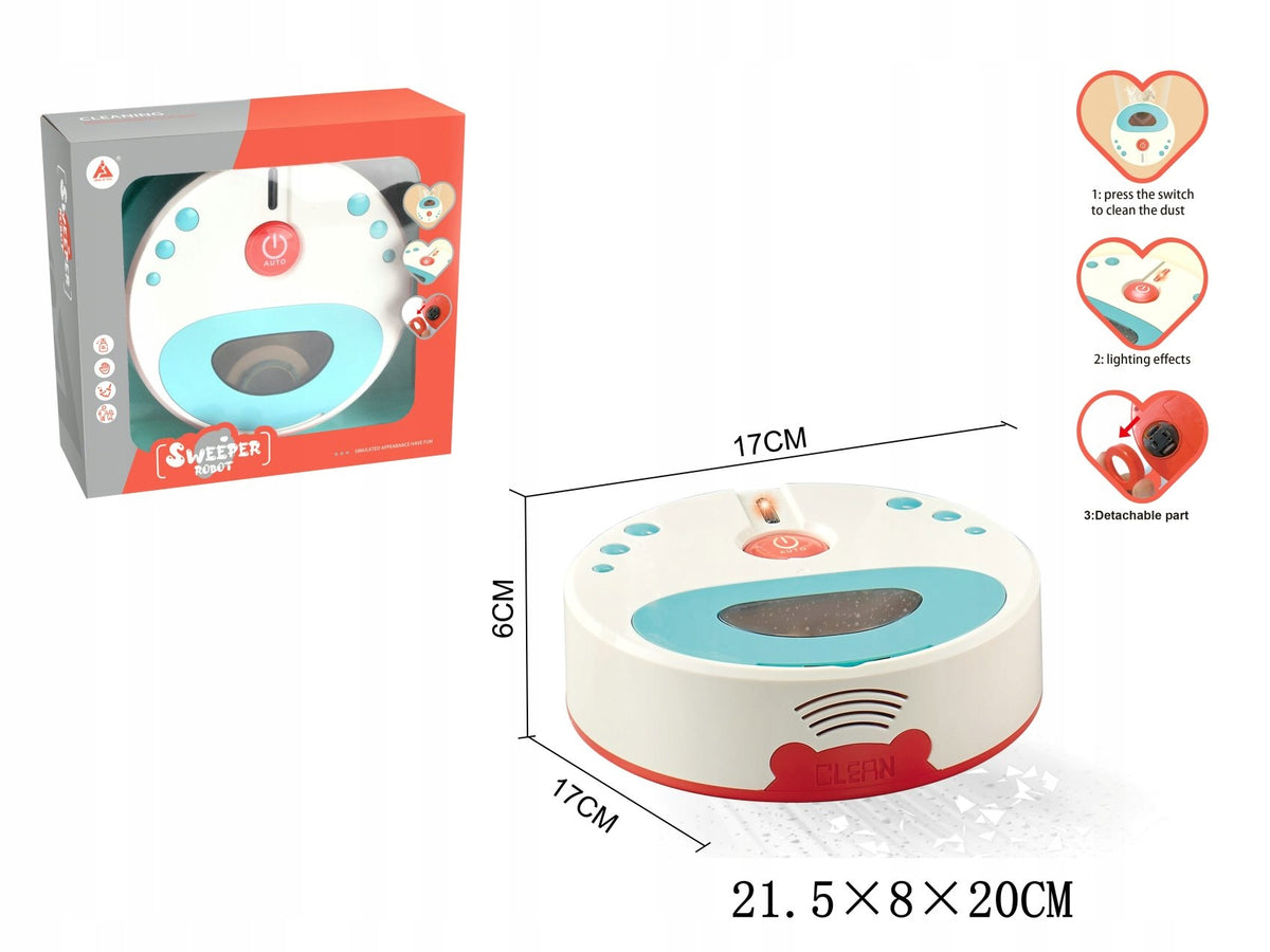 Baby vacuum cleaner Gazelo Toys vacuum cleaner Color white